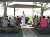Holy Communion by the shores of the Sea of Galilee during the 2011 diocesan pilgrimage to the Holy Land.